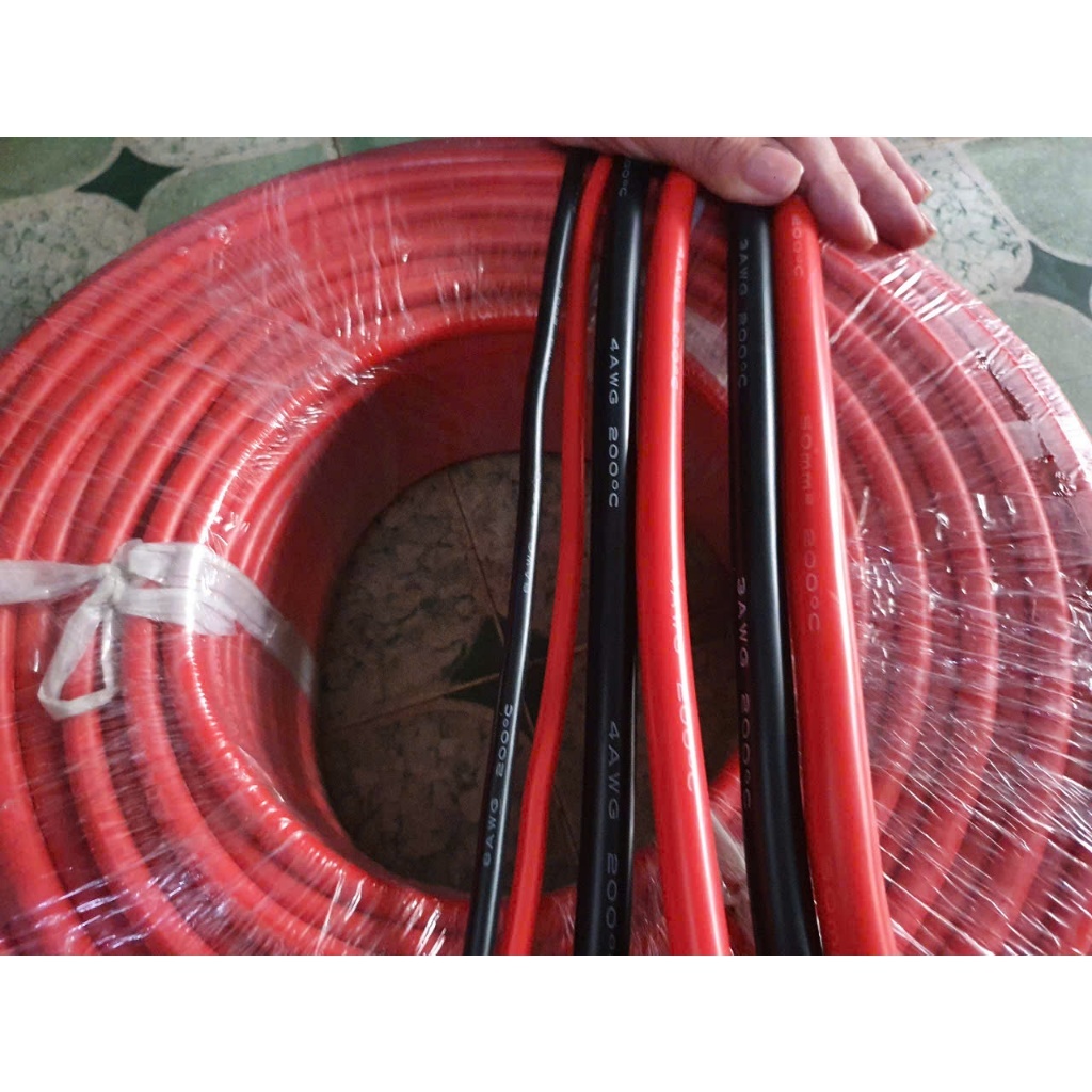 Mét Dây AWG siêu mềm, chịu nhiệt độ cao, dòng điện lớn 12AWG