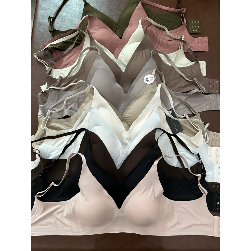 (HÀNG XUẤT XỊN) Áo lót DAN.SKIN không viền không gọng su cao cấp bản lưng to che mỡ quai cài sau