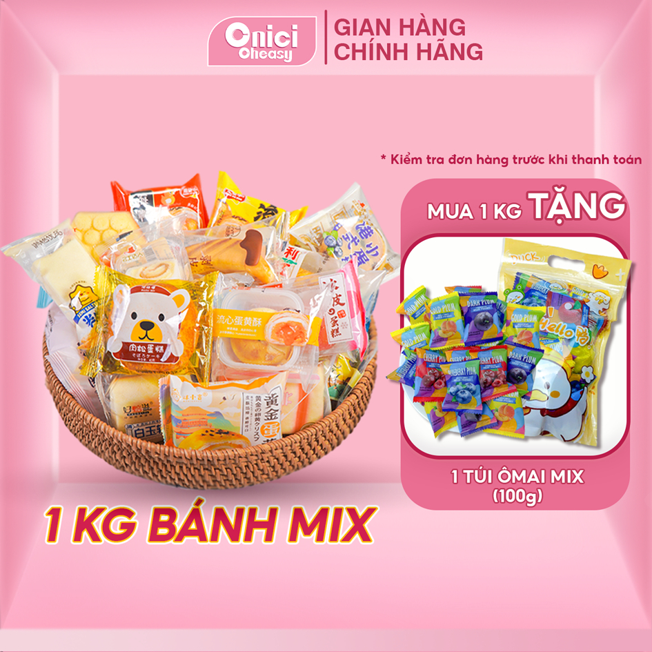 Bánh mix Đài Loan nhiều loại ONICI loại 500gr-1000gr