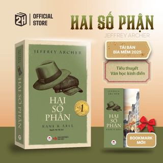 Sách Hai Số Phận - Kane & Abel Tái Bản 2025, Văn học kinh điển, tặng kèm Travel ticket