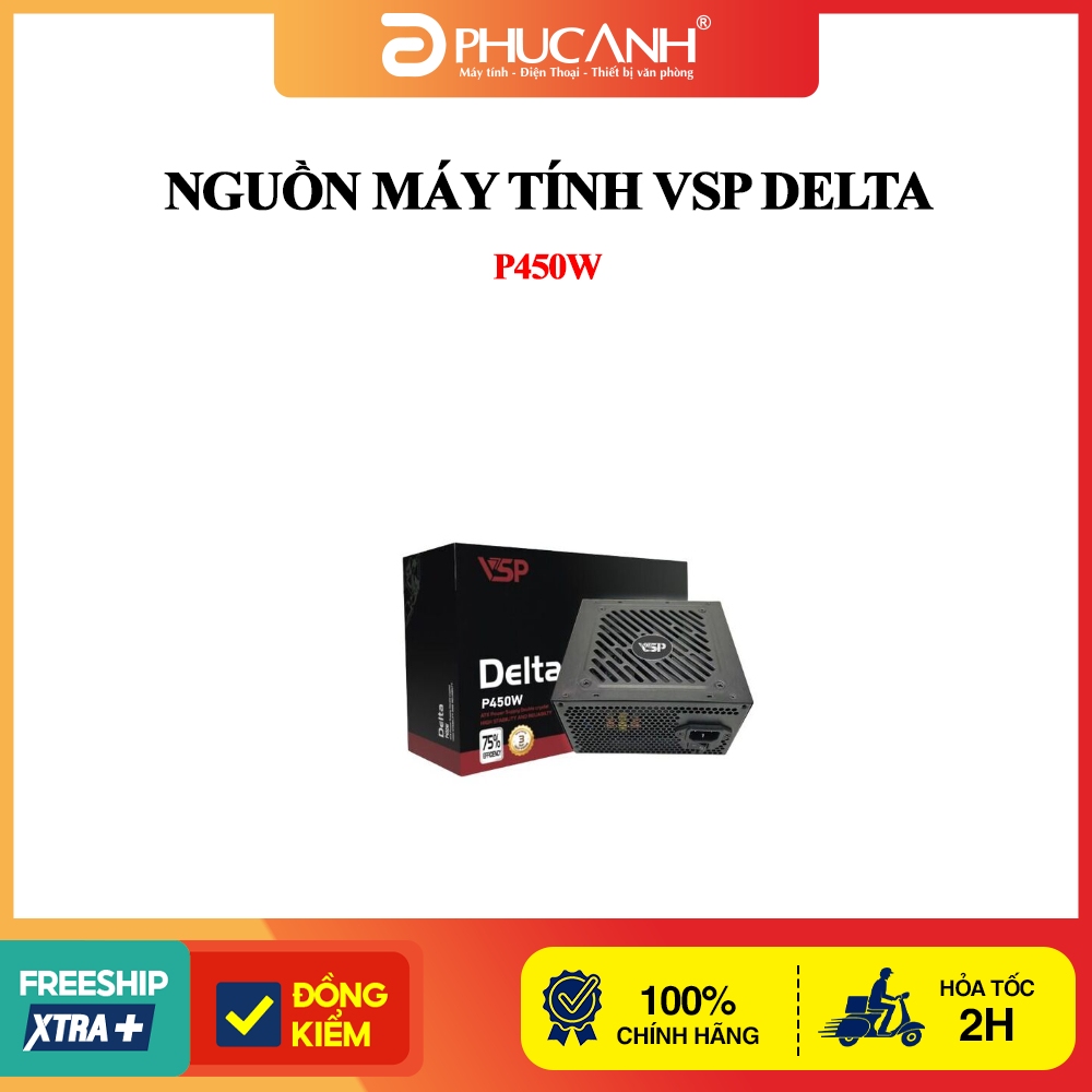 Nguồn máy tính VSP DELTA P450W