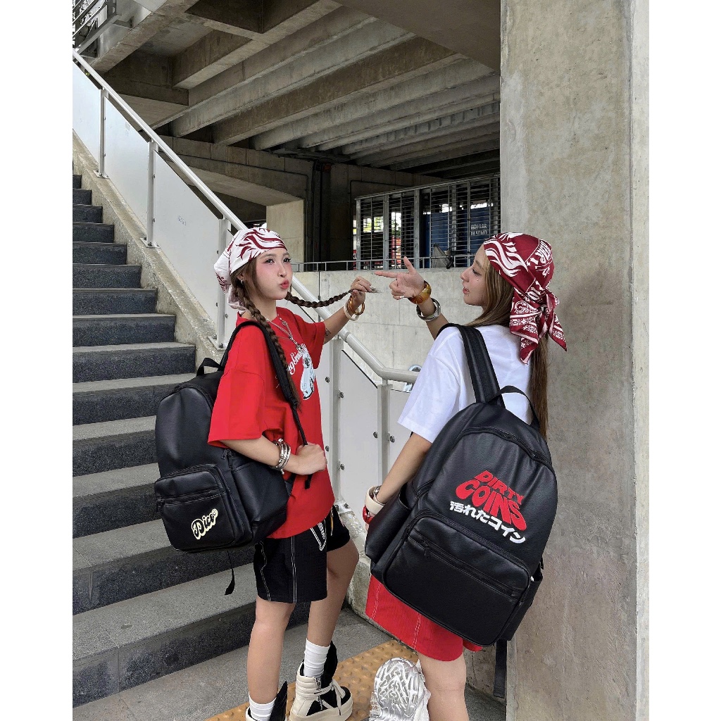 Balo DirtyCoins Dico Backpack Chất Da PU Trượt Nước Đựng Vừa Laptop 15,6 Inch Cặp Da Đi Học BALO 2810 SHOP | BigBuy360 - bigbuy360.vn