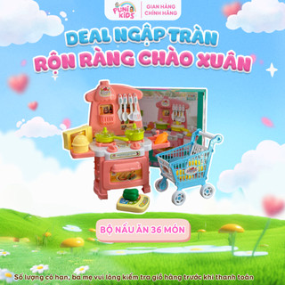 [PUNIKIDS] Bộ đồ chơi nấu ăn 36 chi tiết sáng tạo