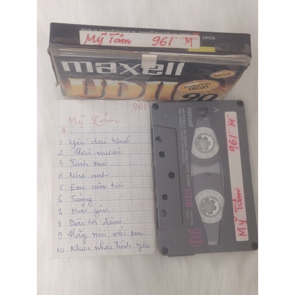 Băng Cassette Maxell UDII 90 – Mỹ Tâm – Nhạc Trẻ Đời Đầu