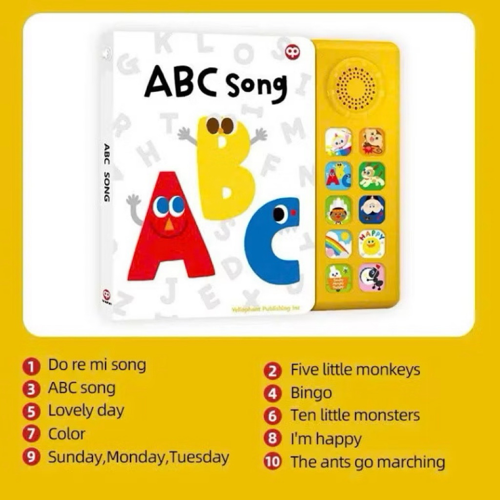 Đồ chơi 10 bài hát tiếng Anh phổ biến cho bé
