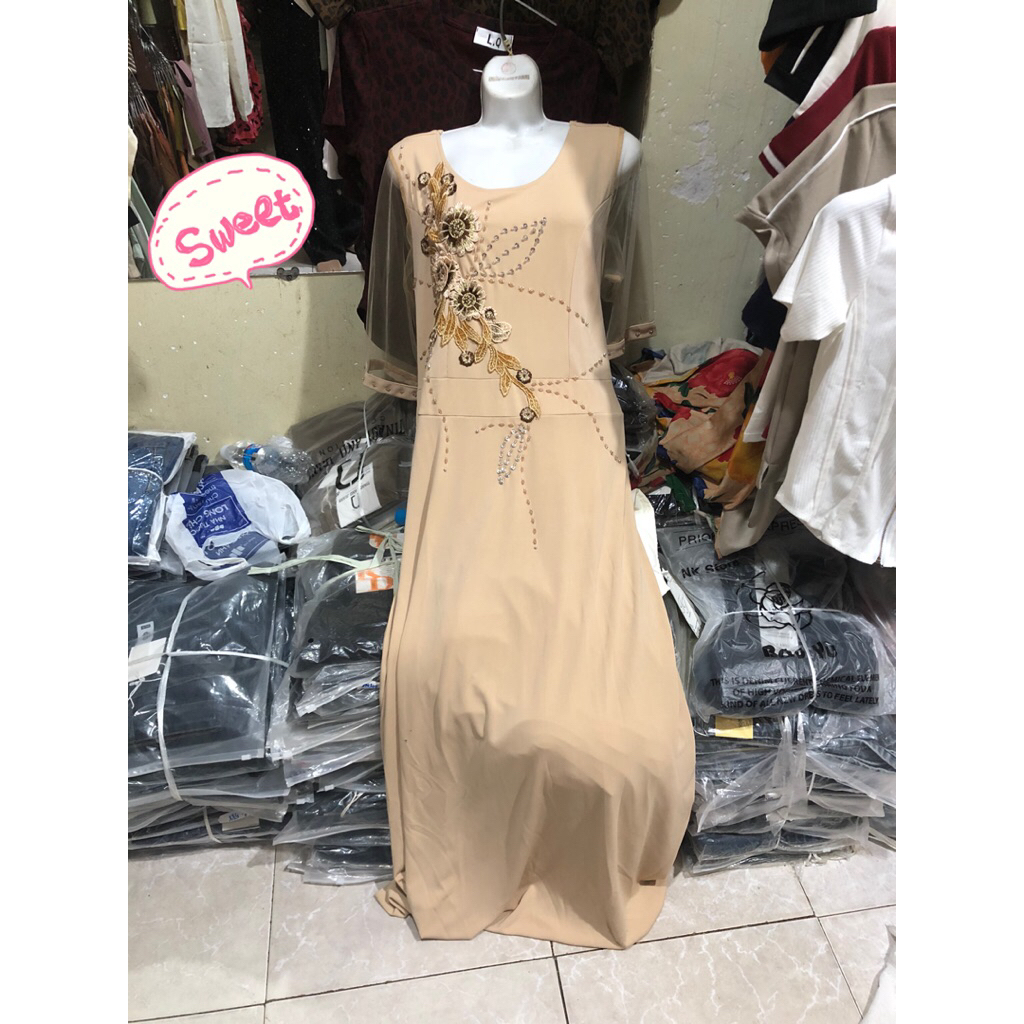 Đầm dạ hội trung niên form dài SD1