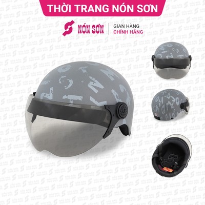Mũ bảo hiểm có kính NÓN SƠN chính hãng BKP-XM192