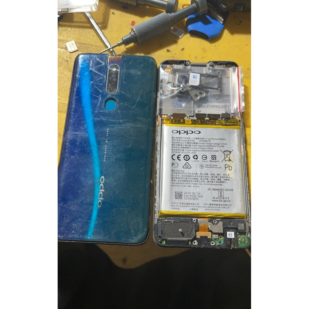 cụm xác không main của oppo F11 pro