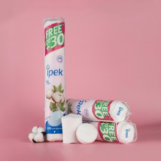Combo 2 Bông Tẩy Trang Ipek 150 miếng mềm mịn an toàn cho da, không để lại xơ bông