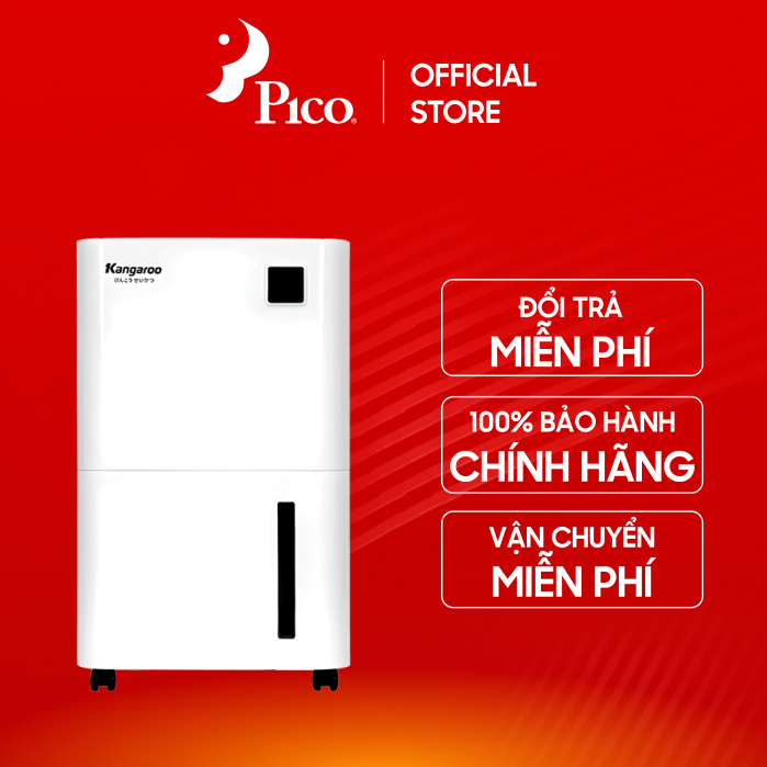 Hút ẩm KANGAROO KGDH16, 16L /ngày, hẹn giờ, DTSD 20-30m2