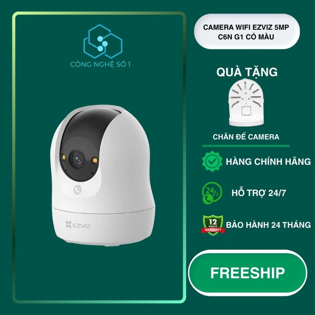 Camera quay quét EZVIZ C6N G1 3K 5MP