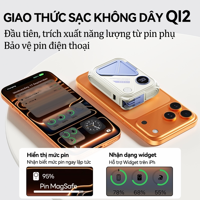 【Bảo hành hai năm】Sạc Dự Phòng UNEED 30000/20000mAh Sạc Nhanh PD 20W 35W Sạc Không Dây, Cục Sạc Dựng Phòng Đầu AC | BigBuy360 - bigbuy360.vn
