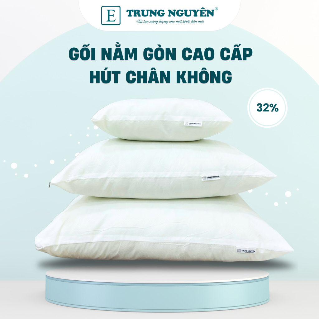 Ruột gối nằm gòn cao cấp, gối nằm to kích thước 40x60, 50x70 mềm mại, khóa kéo tiện lợi chính hãng