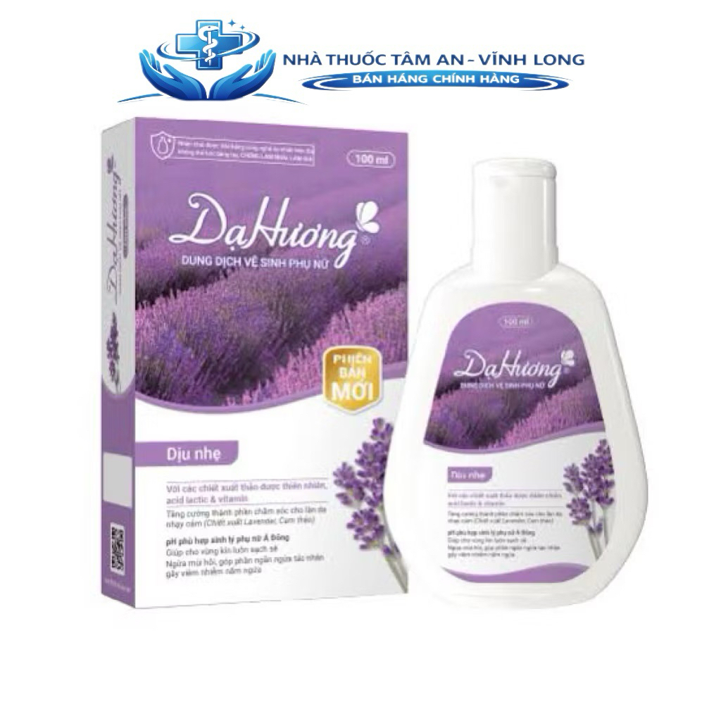 [ Che tên sp]Dung dịch vệ sinh phụ nữ Dạ Hương Lavender 100ml - Dạ Hương Tím Phiên Bản Mới- Dạ Hương