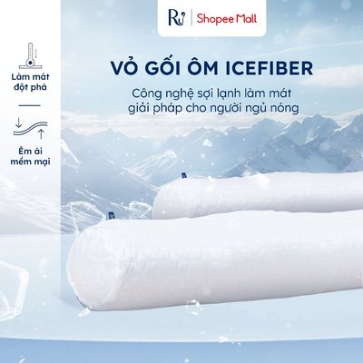 Vỏ Gối Ôm Vải Lạnh Icefiber™ Ru9 Mát Mẻ Thoải Mái | Hạ Nhiệt Cho Gối | Công Nghệ Sợi Lạnh Tiên Tiến