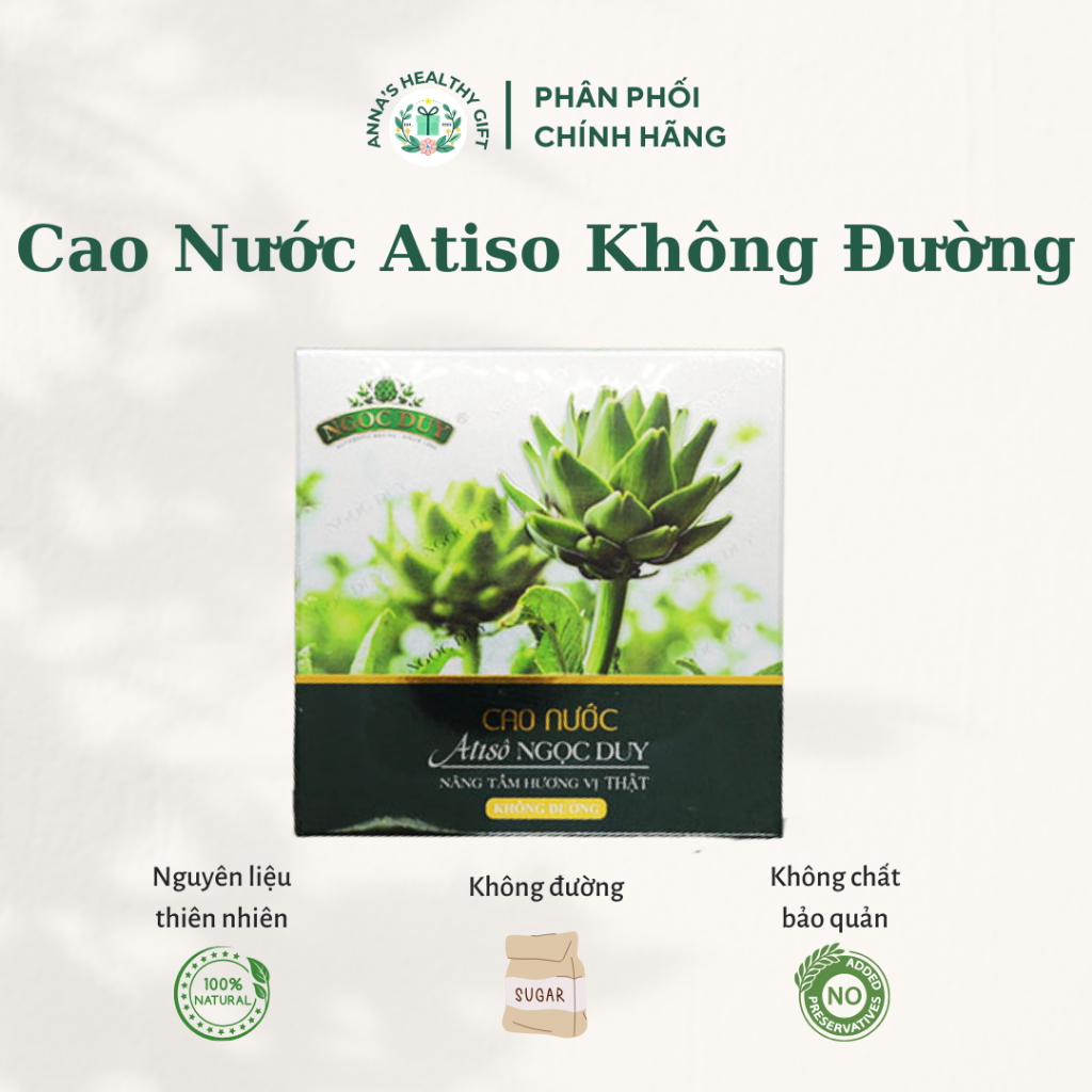 Cao Nước Atiso Không Đường Ngọc Duy – Đậm Vị Atiso Tự Nhiên, Dễ Uống Mỗi Ngày