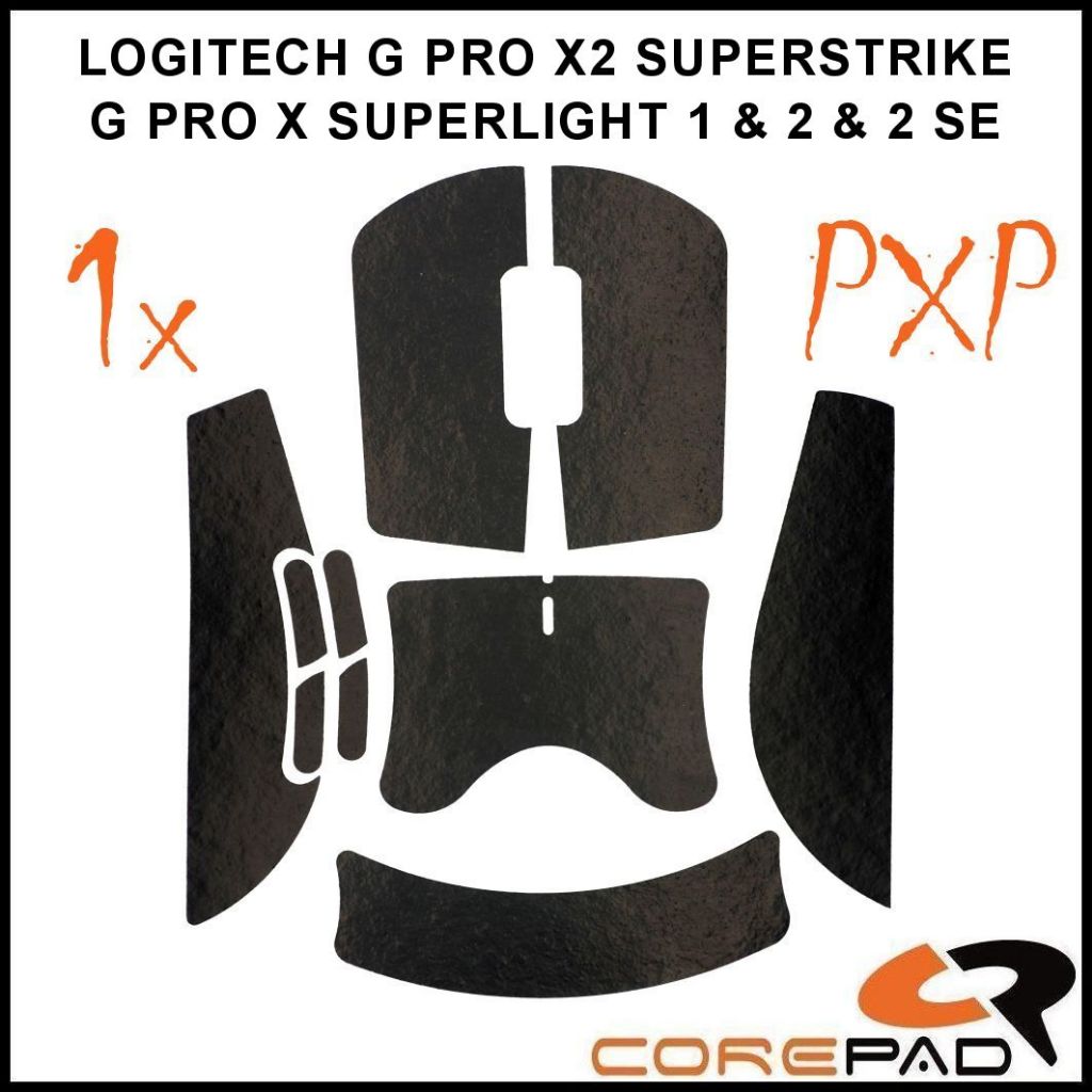Corepad PXP Grips Logitech G PRO X2 SUPERSTRIKE / PRO X SUPERLIGHT 2 / PRO X SUPERLIGHT 1 - Hàng Chí