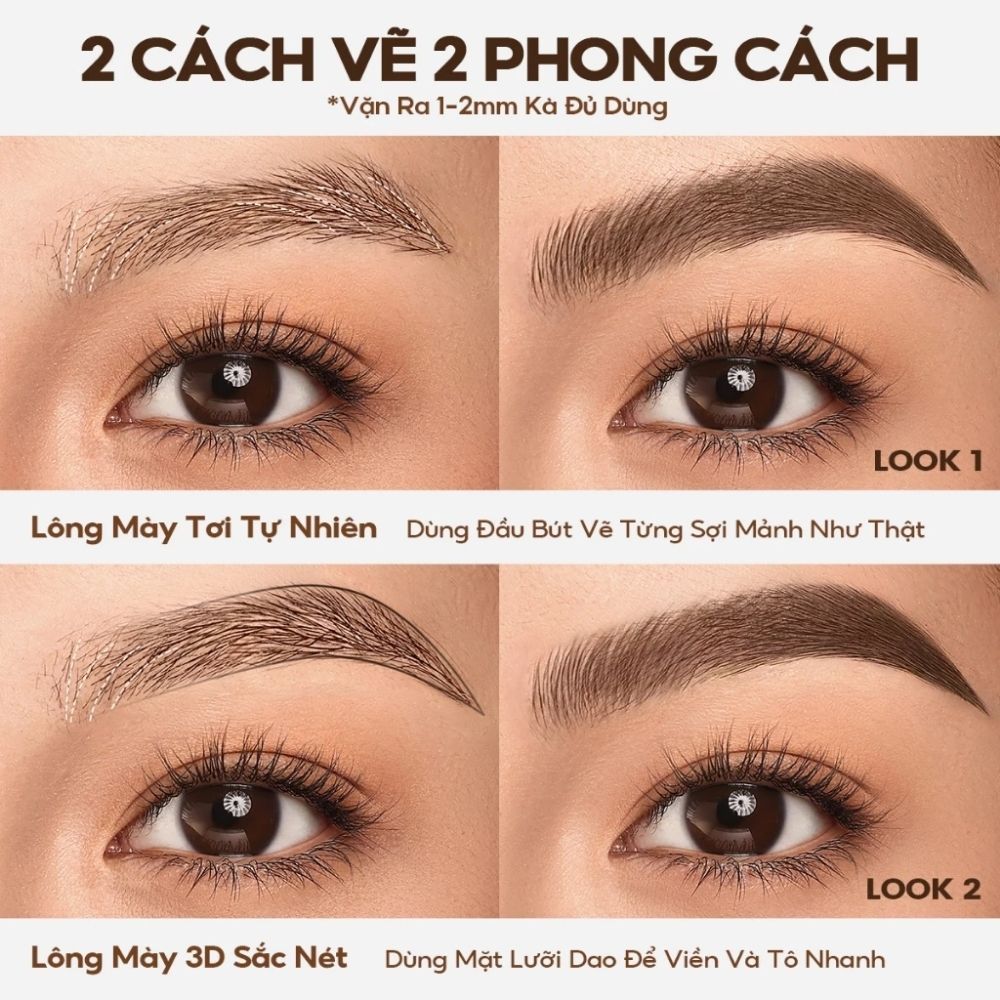 Chì kẻ lông mày FOCALLURE bền màu không thấm nước với 3 màu tùy chọn 1g FA-18 | BigBuy360 - bigbuy360.vn