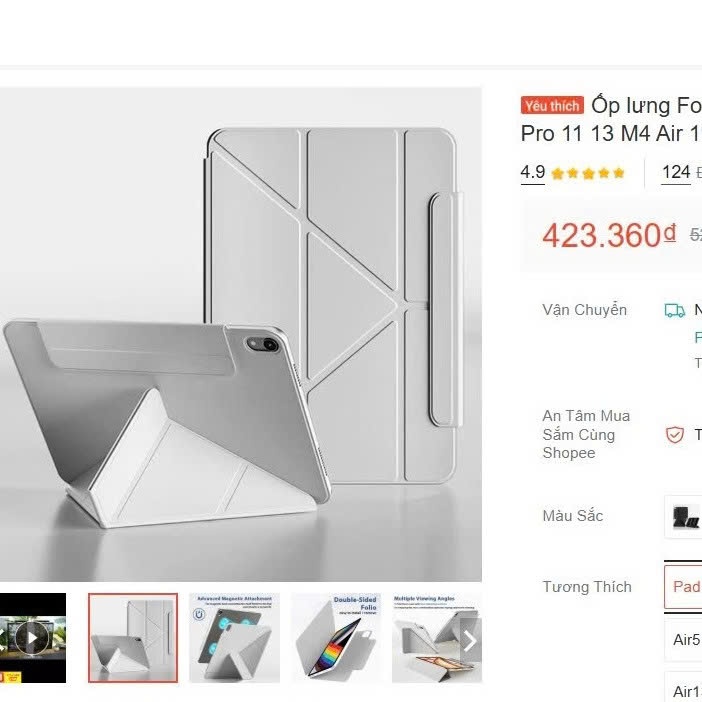 Ốp lưng Chính Hãng ZOYU từ tính Tương thích với iPad 10 10,9" (2022)  A2696, A2757, A2777, A3162 ( m