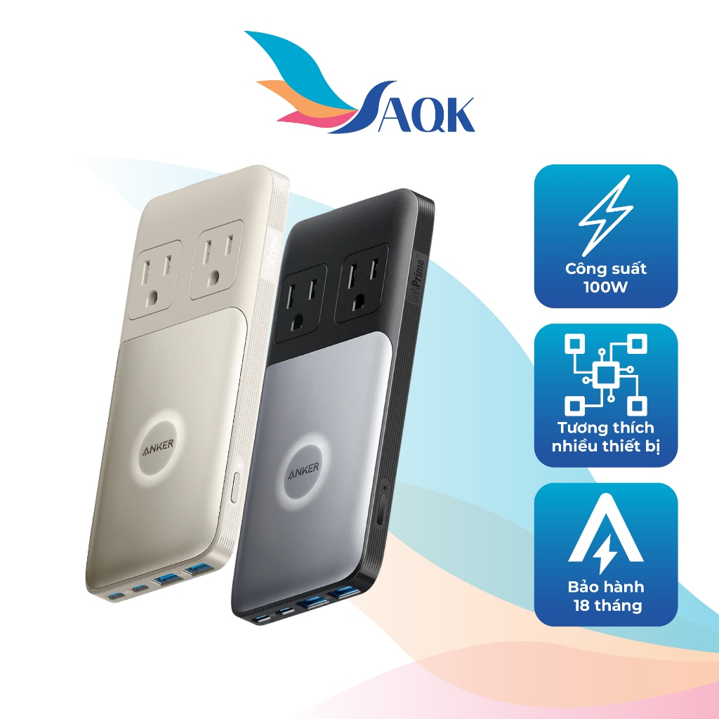 Đế sạc Anker 727 GaNPrime Charging Station 2USB 2Type-C 100W A9126 - Hàng chính hãng