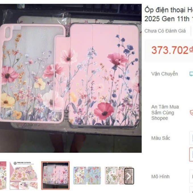 ốp lưng, Chính Hãng từ tính Hoa Tết cho máy tính bảng 10/11 10,9" (2022-2025) A2696,A2757,A2777,A335