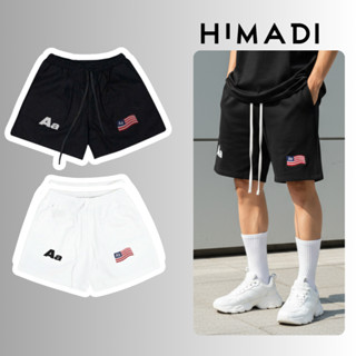 Quần Short  Nam Nữ Chữ Aa Lá Cờ Chun Dây Dài Form Chuẩn Đẹp Full Tag Mạc Chuẩn Mẫu Quần Đùi Mới 2025