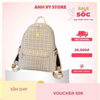 Balo đi học nam nữ chất liệu dạ kim tuyến siêu hot Dây Bản to 2 màu đen trắng phong cách thời trang hàn quốc💛💛