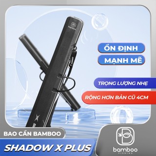 Hộp Đựng Cần Bamboo Vân Carbon Shadow X PLUS Sức Chứa Lớn Trọng Lượng Nhẹ