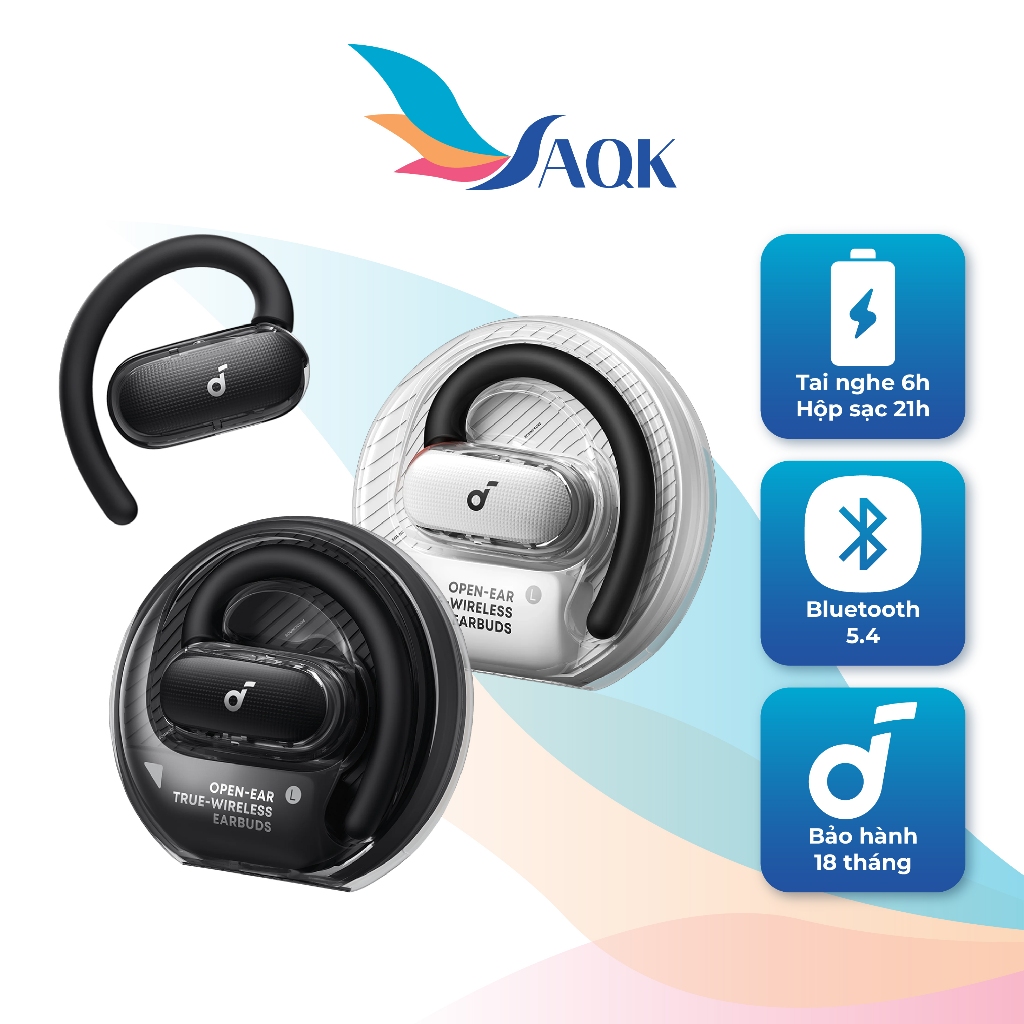 Tai nghe Bluetooth True Wireless Open-ear Anker Soundcore V40i A3878 - Hàng chính hãng