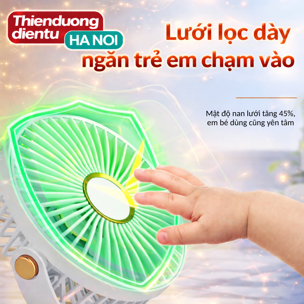 Quạt Mini Tích Điện F06 [ BẢN MỚI ] – Gió Mạnh, Pin Trâu 50H, Bảo Hành 15 Tháng | BigBuy360 - bigbuy360.vn