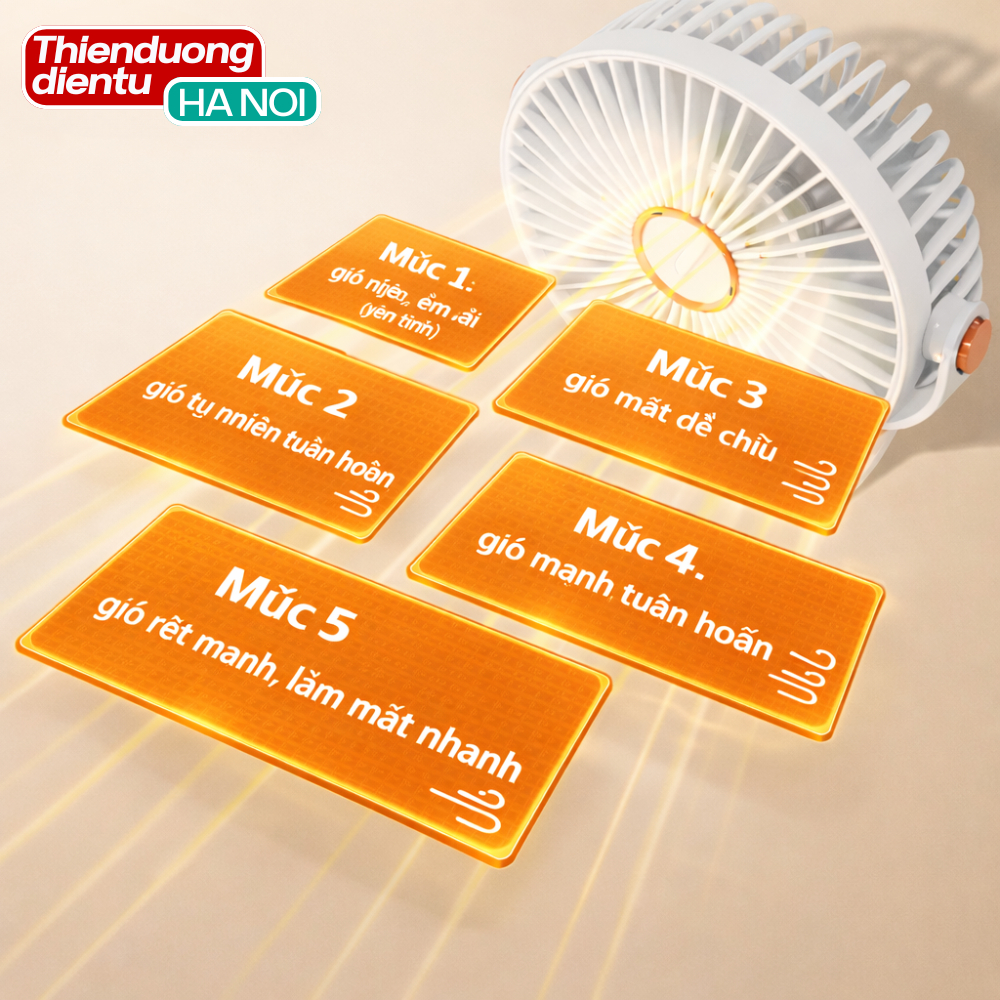 Quạt Mini Tích Điện F06 [ BẢN MỚI ] – Gió Mạnh, Pin Trâu 50H, Bảo Hành 15 Tháng | BigBuy360 - bigbuy360.vn