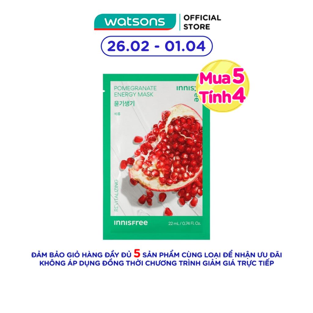 Mặt Nạ Innisfree Pomegranate Energy Mask 22ml