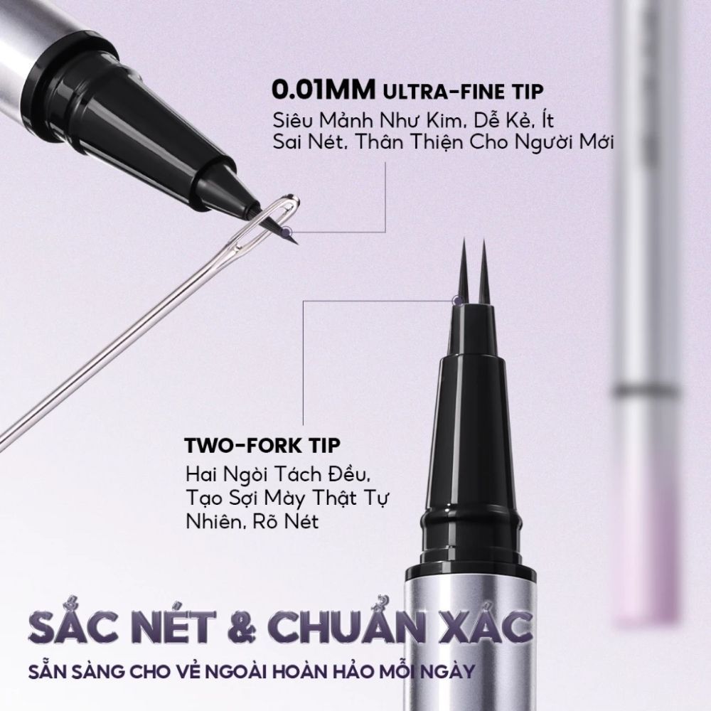 Ảnh 8 của Bút kẻ mắt nước FOCALLURE dạng lỏng, chống thấm nước, nhanh khô 0.6g FA-200