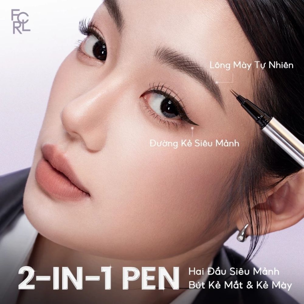 Ảnh 9 của Bút kẻ mắt nước FOCALLURE dạng lỏng, chống thấm nước, nhanh khô 0.6g FA-200