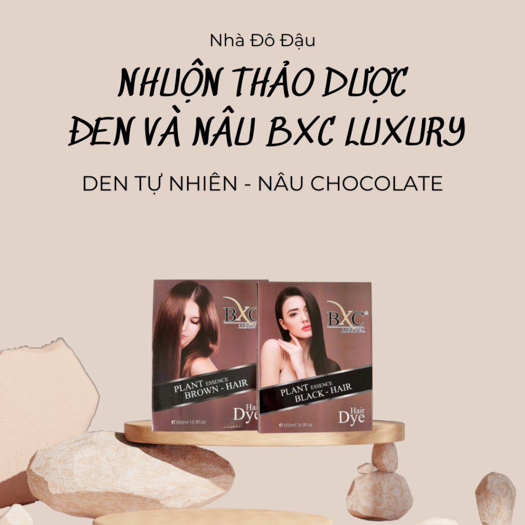 NHUỘM THẢO DƯỢC  ĐEN , NÂU BXC LUXURY 500ML