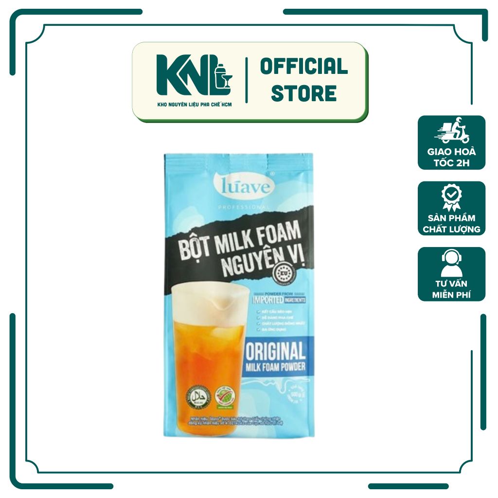 Bột Milk Foam Nguyên Vị Luave 500G
