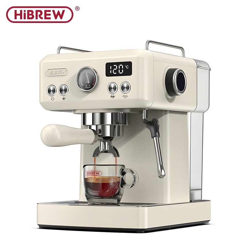 Máy pha cà phê Espresso chuyên nghiệp thương hiệu HiBREW H10A cao cấp - Hàng nhập khẩu (Bảo Hành 12 