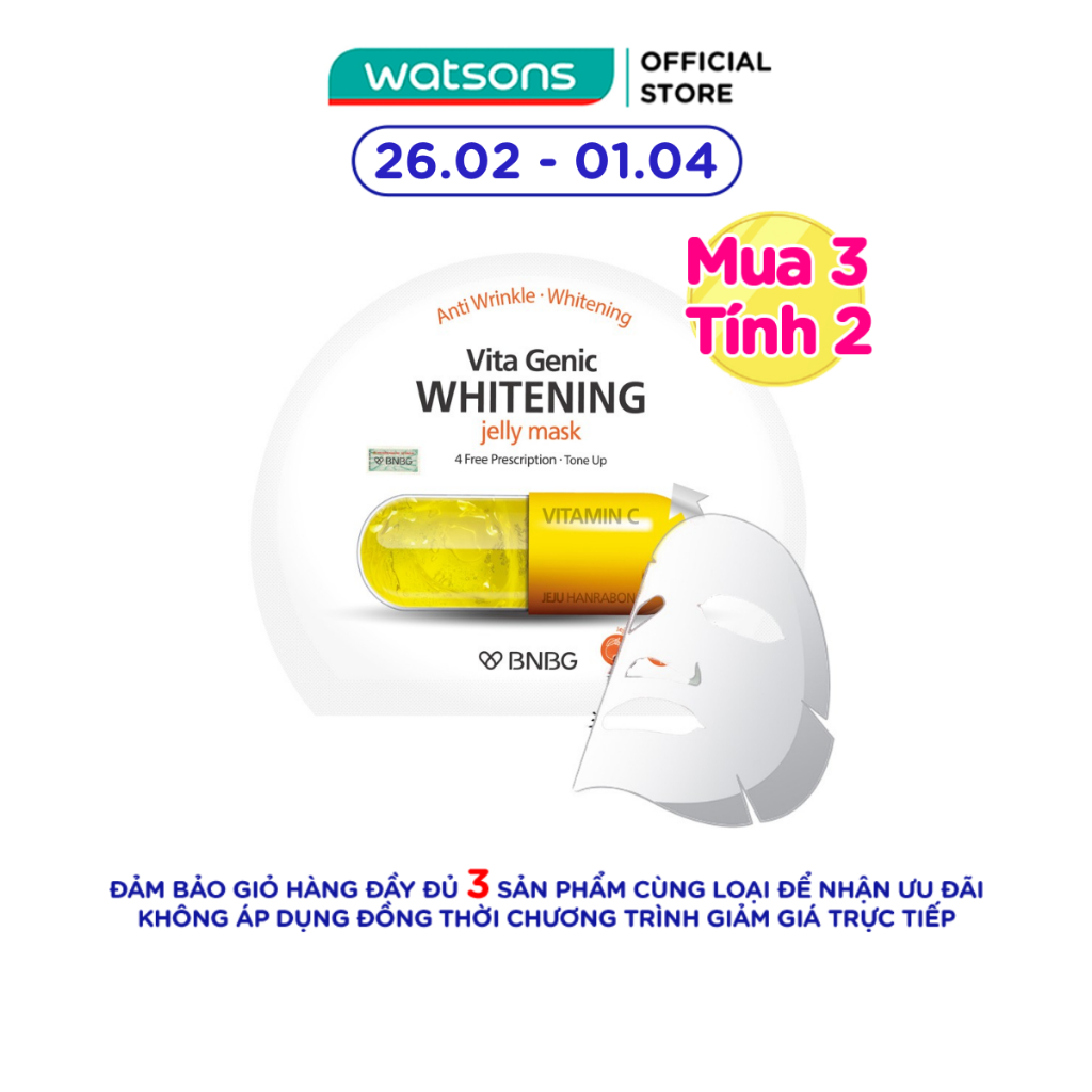 Mặt Nạ BNBG Vita Genic Whitening Jelly Mask Dưỡng Trắng 30ml