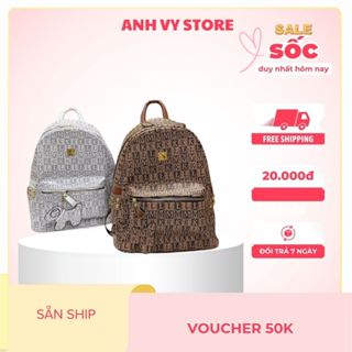 Balo chữ GML da pu cao cấp kèm móc cún treo size 40-SALE đậm🎁🎁🎁