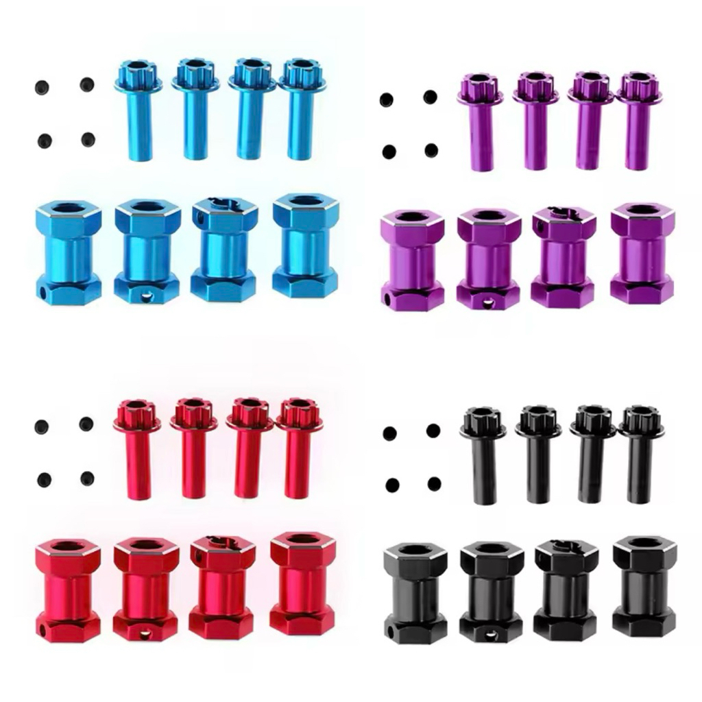 Hex 12mm Nối Dài 15/20mm Chống Lật Scx10 Traxxas slash HSP MJX 10208 14210 SCY 16103 16102
