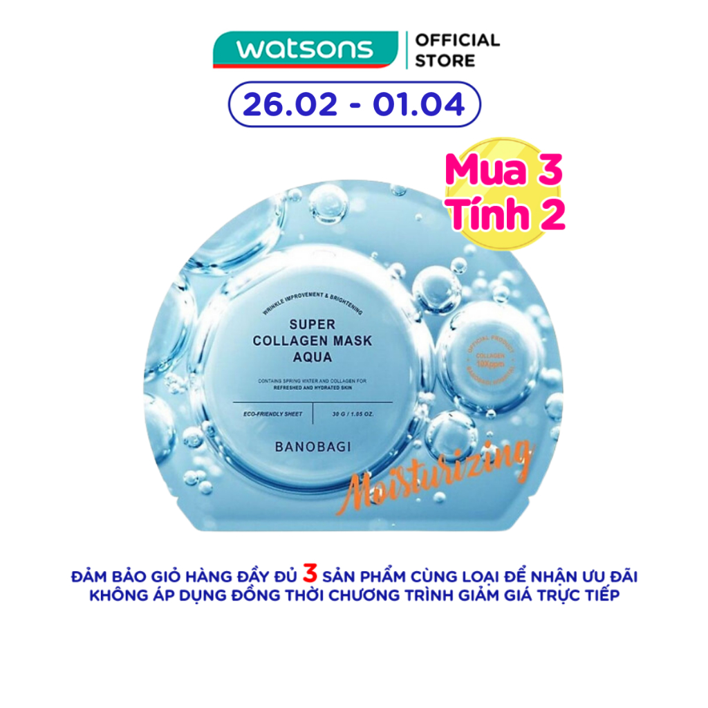 Mặt Nạ Banobagi Super Collagen Mask Aqua 30g