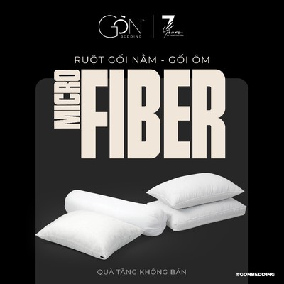 [Quà tặng không bán] Ruột Gối Gòn Lông Vũ | Gòn Bi Gòn Bedding 50x70 cm & 35x100 cm