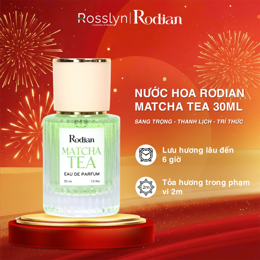 Nước Hoa Nữ Rodian Matcha Tea EDP 10 ML/30 ML Chính Hãng Sang trọng, Thanh lịch, Trí thức