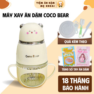 Máy Xay Ăn Dặm Cho Bé Coco Bear 8 Lưỡi, Cối Thủy Tinh 300ml, Xay Thịt, Cháo, Sinh Tố, Rau Củ Đa Năng