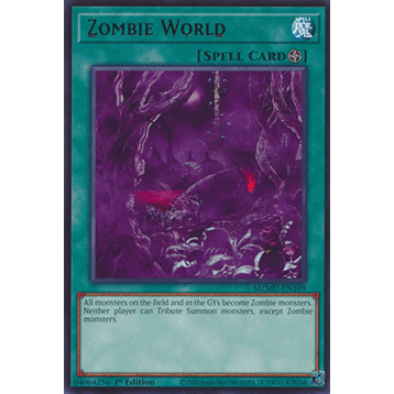 [Yugioh Funny Shop] 1 lá thẻ bài MZMU-EN109 Zombie World R