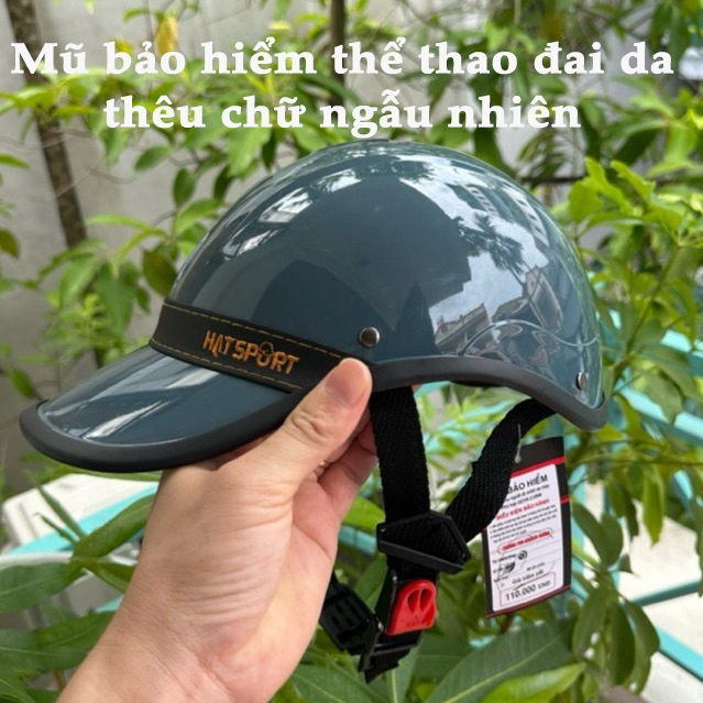 Mũ bảo hiểm đai da thể thao cao cấp cho cả nam và nữ