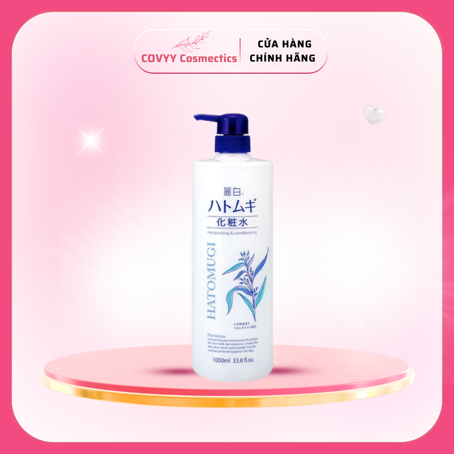 Toner nước hoa hồng Ý Dĩ Hatomugi nội địa Nhật Sakuko Chai 500ml