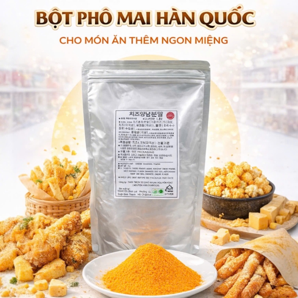 Bột Phô Mai Lắc Hàn Quốc 1 kg