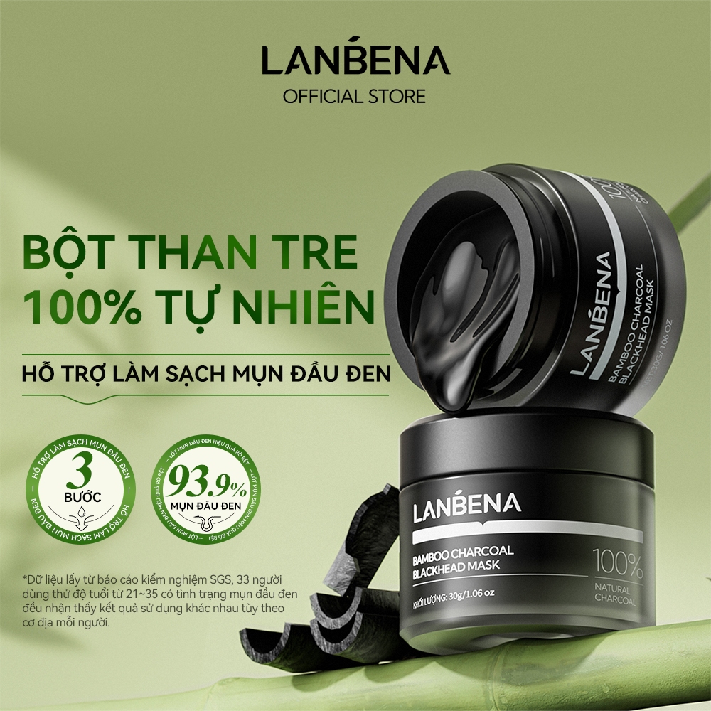 LANBENA Lột mụn đầu đen(30g)- làm sạch mụn lột mụn mặt nạ đất lột mụn mụn đầu đen Skincare