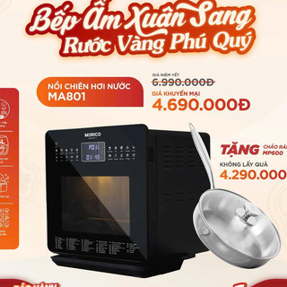 Nồi Chiên Hơi Nước Đa Năng Morico MA801 15L